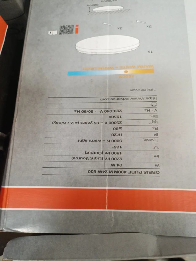OSRAM ORBIS PURE 400MM LED 24W