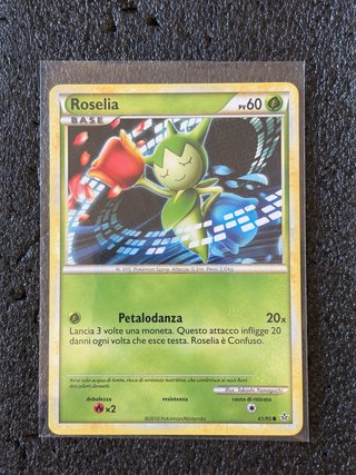 Roselia Unleashed Pokémon TCG Vintage