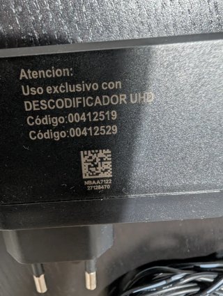 Deco Movistar+ UHD 4K (Arris A3) + Mando