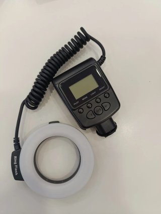 Flash Anillo LED para Retrato con adaptadores.