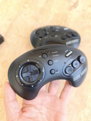 Aklaim dual turbo Sega Mega drive mandos inalámbri