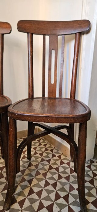 Conjunto de 4 sillas vintage estilo Thonet