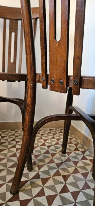 Conjunto de 4 sillas vintage estilo Thonet