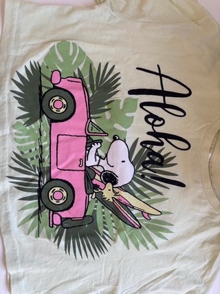 Camiseta ancha corta Aloha