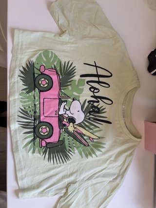 Camiseta ancha corta Aloha