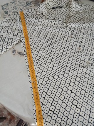Camicia Zara fantasia geometrica taglia S