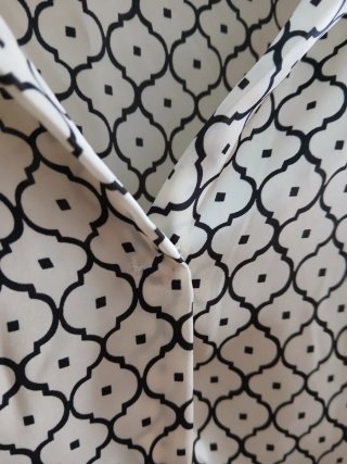 Camicia Zara fantasia geometrica taglia S