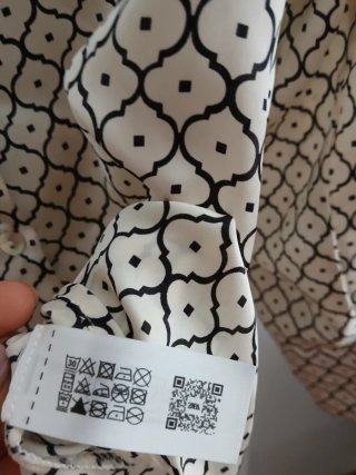 Camicia Zara fantasia geometrica taglia S