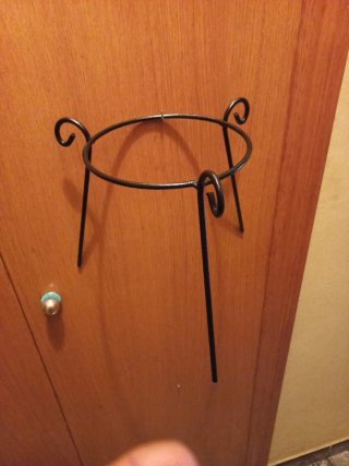 4 Soportes Macetas Forja