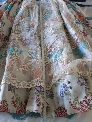 Traje de Fallera 5-8 años Azul/Multicolor