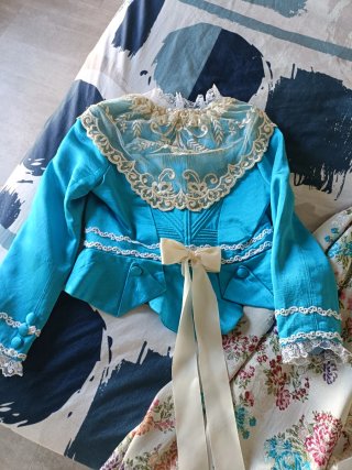 Traje de Fallera 5-8 años Azul/Multicolor