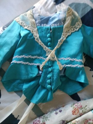 Traje de Fallera 5-8 años Azul/Multicolor
