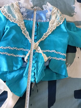 Traje de Fallera 5-8 años Azul/Multicolor