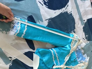 Traje de Fallera 5-8 años Azul/Multicolor