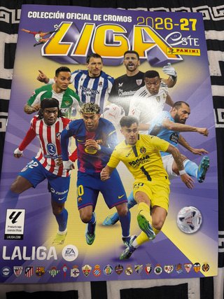 Álbum LaLiga 2026-27 sin sobres