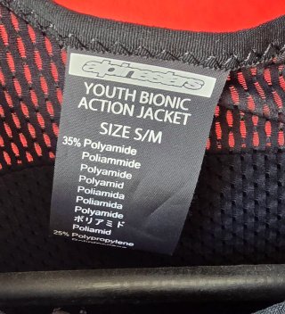 Peto Alpinestars para niño