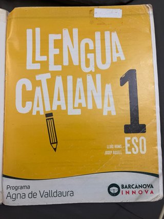 Llengua catalana, 1 ESO