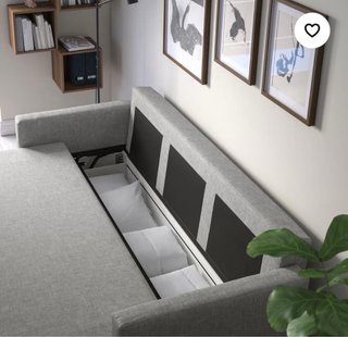 Sofá Cama 3 Plazas + Reposapiés beige