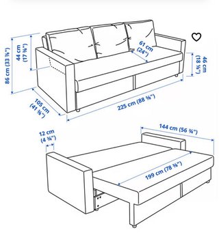 Sofá Cama 3 Plazas + Reposapiés beige
