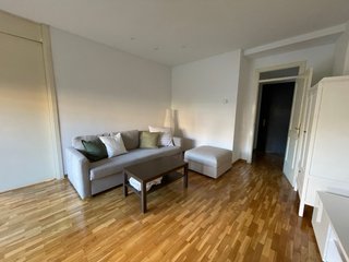 Sofá Cama 3 Plazas + Reposapiés beige