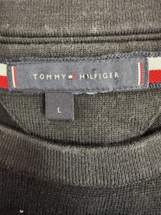 Tommy Hilfiger Maglione Uomo Taglia L Nero Cotone
