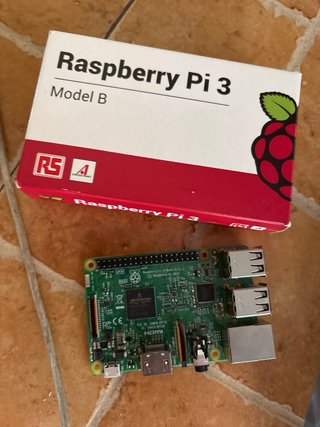 Raspberry Pi 3 Model B Placa Verde