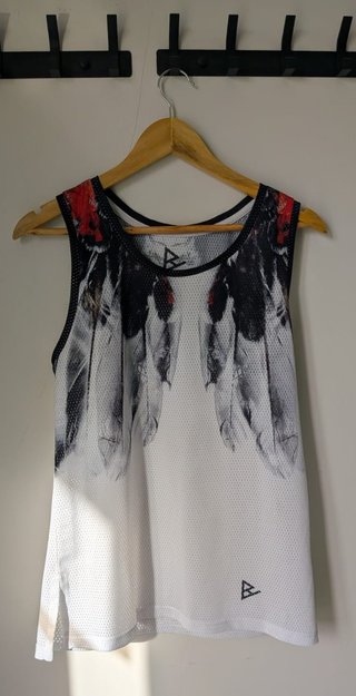 Blowhammer sport maglia canotta Uomo M Bianco Nero