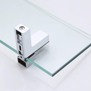 Estantería Baño KES 40cm Cristal y Metal