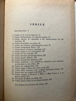 Confesiones inconfesables. Salvador Dalí