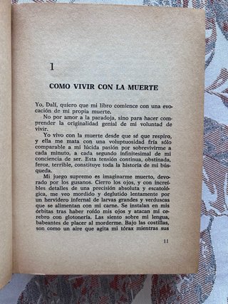 Confesiones inconfesables. Salvador Dalí