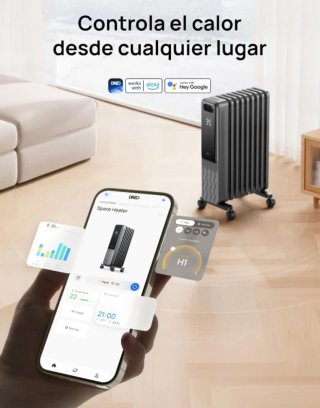 Dreo Radiador de Aceite 2000W