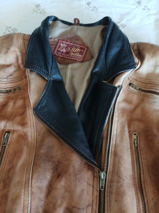 Chaqueta de cuero vintage