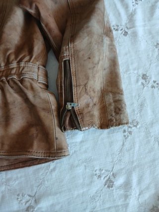 Chaqueta de cuero vintage