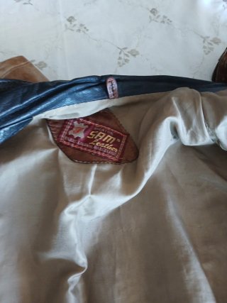 Chaqueta de cuero vintage