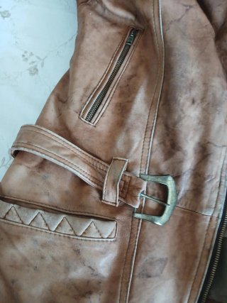 Chaqueta de cuero vintage