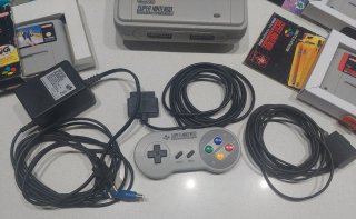 Supernintendo snes 1 chip + puzzle + kart + 2 pal
