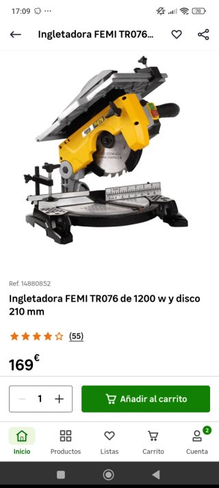 Ingletadora Femi TR076