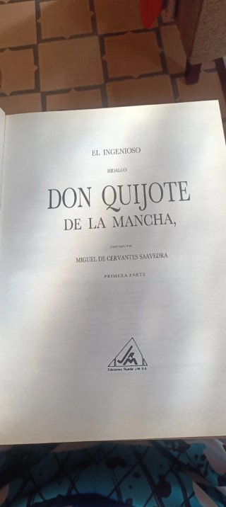 Edición 1998 del quijote