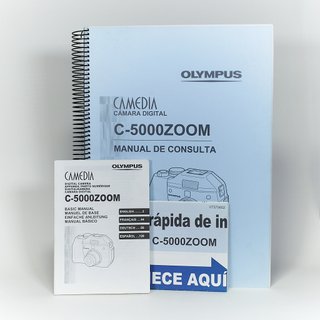 Manuales Olympus Camedia C-5000 ZOOM Español