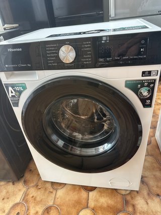 Lavadora Hisense 9kg Inverter Steam