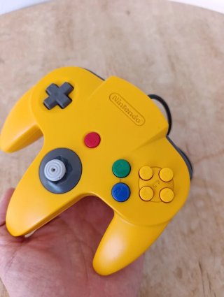 Mando original N64 Nintendo 64 amarillo