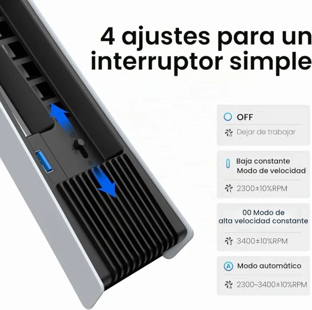Ventilador KIWIHOME para PS5 Pro