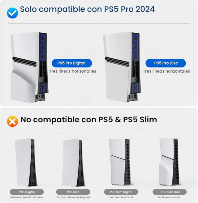Ventilador KIWIHOME para PS5 Pro