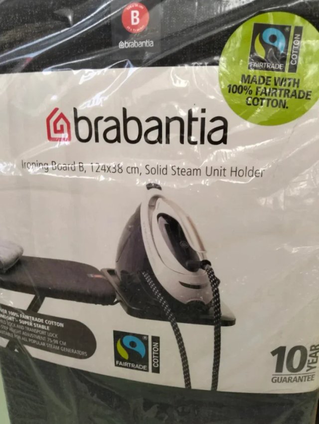 Brabantia Tabla Planchar B Soporte Sólido de vapor