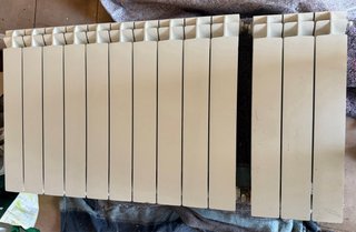 Conjunto de radiadores aluminio