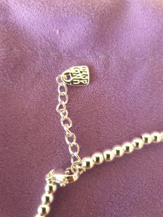 Pulsera baño de plata eslabones libélula