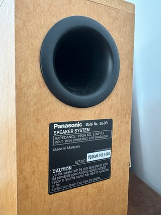 Altavoces Vintage Panasonic Madera SB-PM03