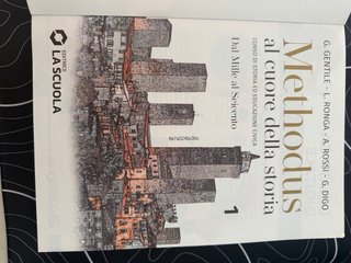 Libro di storia methodus 3 superiore