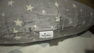 Cojín Embarazo Lactancia Niimo Estrellas Gris