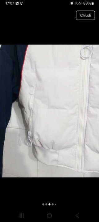 Bomber Fila Donna Tg 40/42 Blu/Bianco